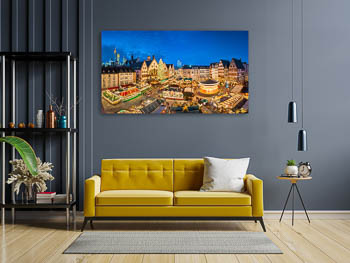 Wall Art | Christmas market in Frankfurt