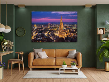 Wall Art | Freiburg at night