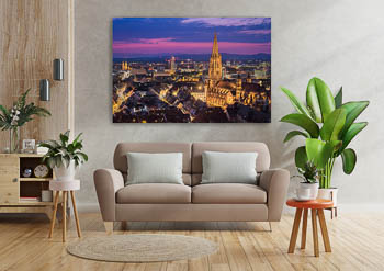 Wall Art | Freiburg at night
