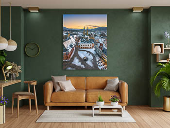 Wall Art | Winter sunset in Goslar