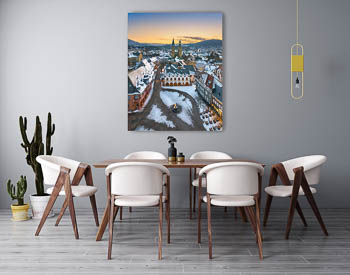 Wall Art | Winter sunset in Goslar