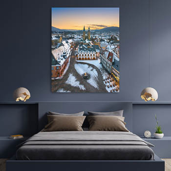 Wall Art | Winter sunset in Goslar