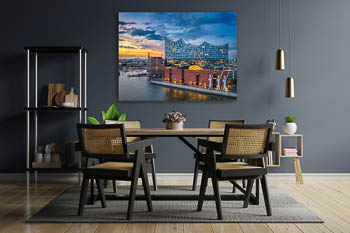 Wall Art | Elbphilharmonie in Hamburg at night