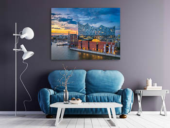 Wall Art | Elbphilharmonie in Hamburg at night