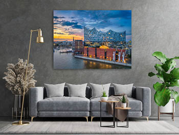 Wall Art | Elbphilharmonie in Hamburg at night