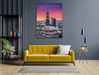 Wandbild | Michel (St. Michaelis Kirche) in Hamburg