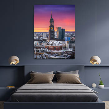 Wandbild | Michel (St. Michaelis Kirche) in Hamburg