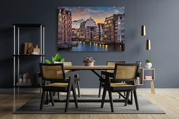 Wall Art | Nikolaifleet and Elbphilharmonie in Hamburg