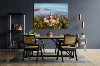 Wall Art | Marienburg Castle on a foggy morning