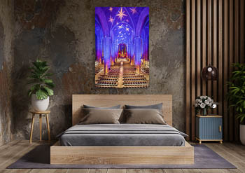 Wall Art | Christmas illumination in the Marktkirche in Hannover