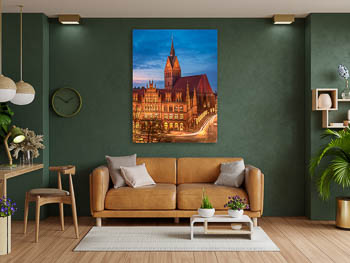 Wall Art | Old Town Hall and Marktkirche in Hannover