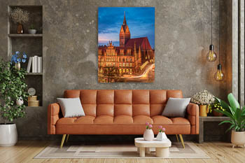 Wall Art | Old Town Hall and Marktkirche in Hannover