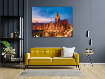 Wall Art | Old Town Hall and Marktkirche in Hannover