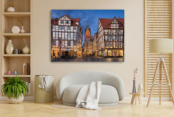 Wall Art | Old town of Hannover at night