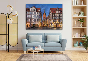 Wall Art | Old town of Hannover at night