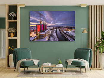 Wall Art | Winter sunset in Hannover