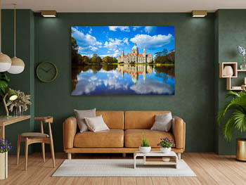 Wandbild | Rathaus von Hannover an einem sonnigen Tag