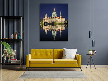 Wall Art | Town Hall of Hannover at night