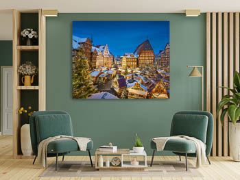 Wall Art | Christmas market in Hildesheim