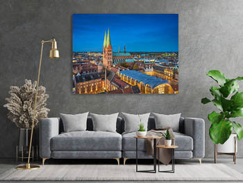 Wandbild | Marienkirche in Lübeck