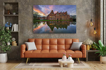 Wall Art | Salzspeicher buildings in Lübeck