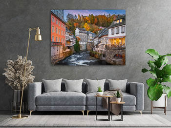 Wandbild | Monschau im Herbst