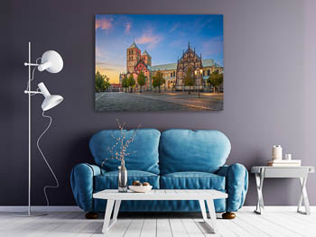 Wall Art | Cathedral of Münster at sunset