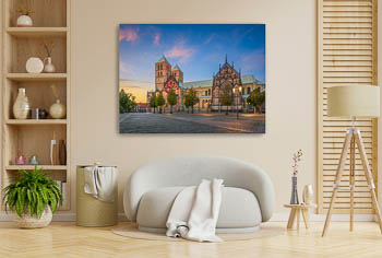 Wall Art | Cathedral of Münster at sunset