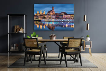 Wall Art | Old Town of Passau at night