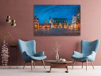 Wall Art | Market square of Quedlinburg