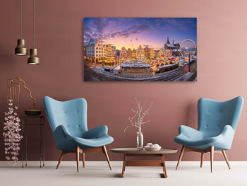 Wall Art | Christmas market in Rostock
