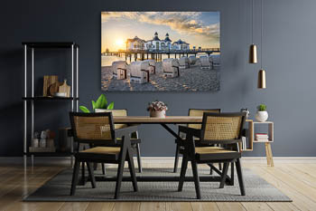 Wall Art | Sellin Pier on the Rügen island