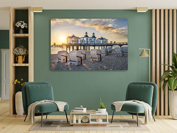 Wall Art | Sellin Pier on the Rügen island