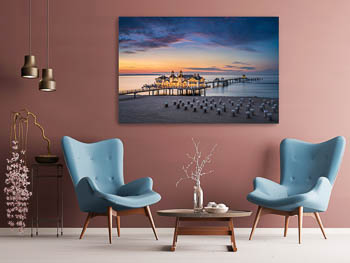 Wall Art | Sunset at the Sellin Pier