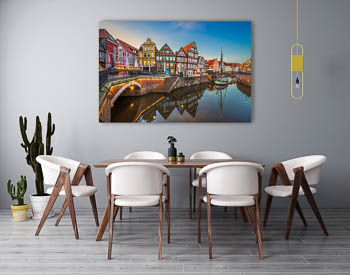 Wandbild | Historischer Hafen in Stade