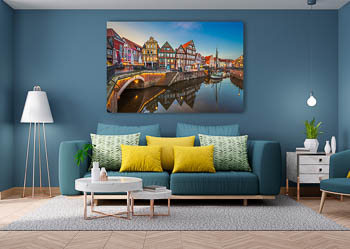 Wandbild | Historischer Hafen in Stade