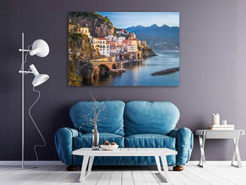 Wall Art | Morning view of Atrani on the Amalfi Coast