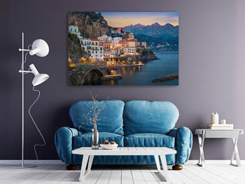 Wall Art | Night in Atrani at the Amalfi Coast