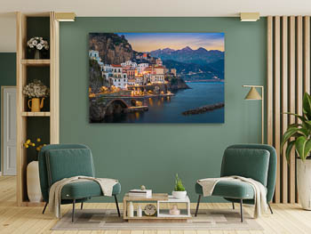 Wall Art | Night in Atrani at the Amalfi Coast