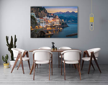 Wall Art | Night in Atrani at the Amalfi Coast