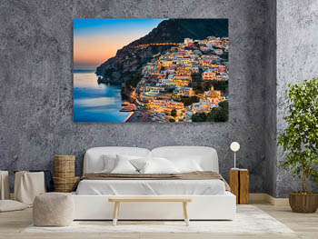 Wall Art | Sunset in Positano at the Amalfi Coast