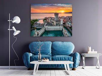 Wall Art | Scaliger Castle in Sirmione on Lake Garda