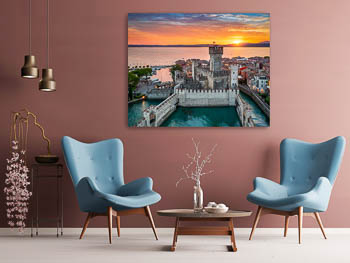 Wall Art | Scaliger Castle in Sirmione on Lake Garda