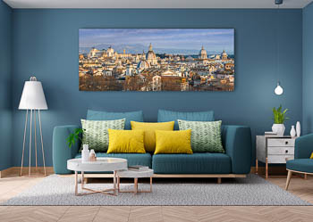 Wall Art | Historic skyline of Rome