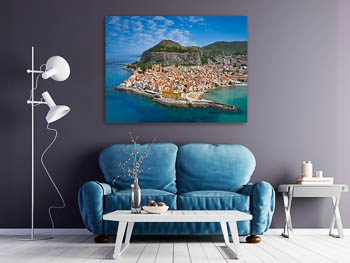 Wandbild | Luftbild von Cefalu