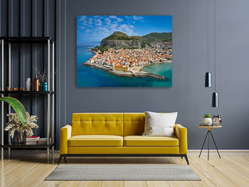 Wandbild | Luftbild von Cefalu