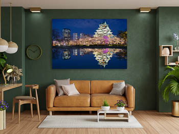 Wall Art | Castle of Osaka at night