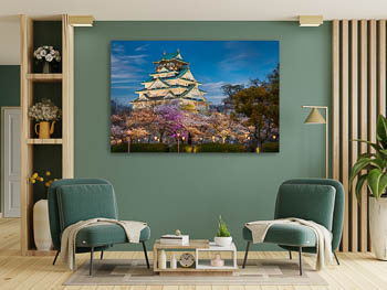 Wandbild | Schloss von Osaka, Japan
