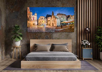 Wandbild | Nachtpanorama von Kotor