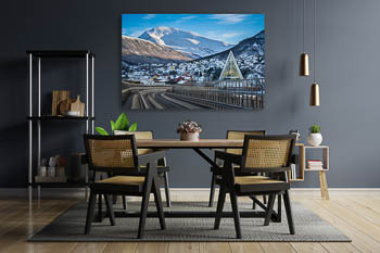 Wandbild | Arktische Kathedrale in Tromsø